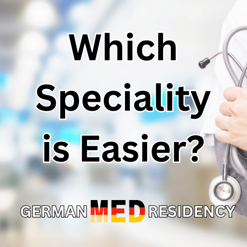 Competitiveness of Medical Specialties in Germany